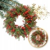 ECARLA girlanda świąteczna wieniec ozdoba na drzwi stroik 45cm WSN23