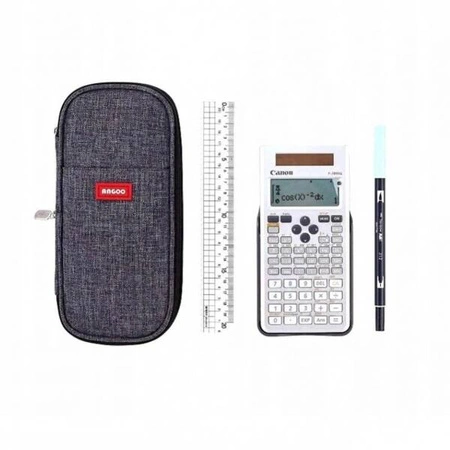 ECARLA piórnik wielofunkcyjny dwukomorowy Angoo Czarny PR06CZ