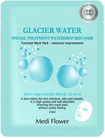 MEDI FLOWER Skin Mask maska w płacie Glacier Water 23ml