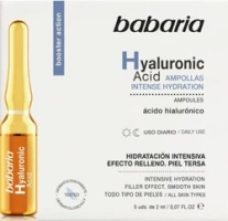 BABARIA Hyaluronic Acid ampułki do twarzy z kwasem hialuronowym 5x2ml