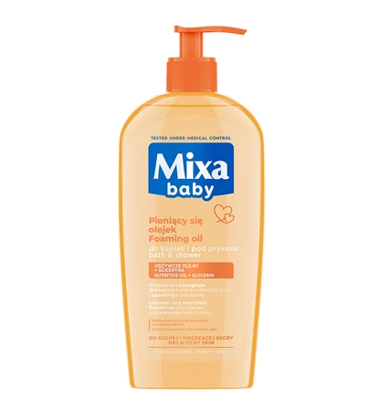 MIXA Baby delikatny płyn do kąpieli z olejkiem 400ml