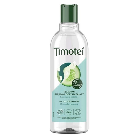 TIMOTEI Szampon głęboko oczyszczający ekstrakt z Ogórka 400ml