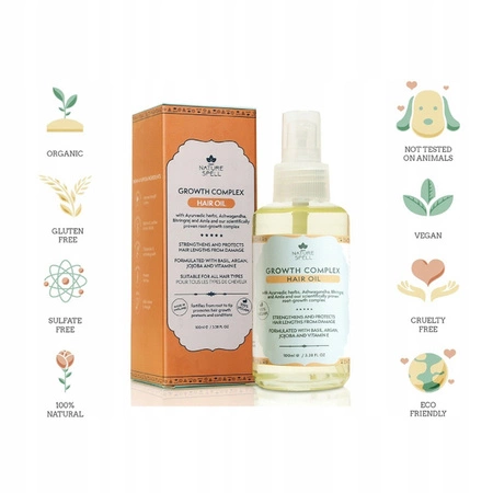 NATURE SPELL Growth Complex Hair Oil olejek pobudzający wzrost włosów 100ml