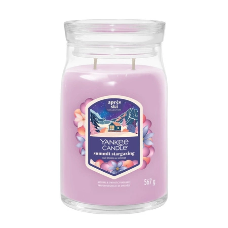 YANKEE CANDLE Signature Duża świeca w słoiku SUMMIT STARGAZING 567g