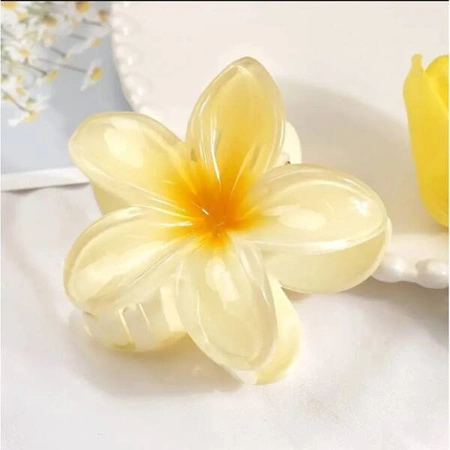 ECARLA spinka-klamra do włosów Kwiat Moana Ombre żółty SP269ZO