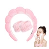 ECARLA zestaw opasek na głowę i nadgarstki Różowy O536R