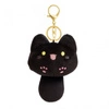 ECARLA brelok do kluczy pluszowy Kotek z ogonkiem Czarny BRL364CZ