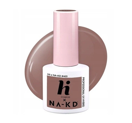 HI HYBRID Lakier hybrydowy NAKD 405 Deep Beige 5ml