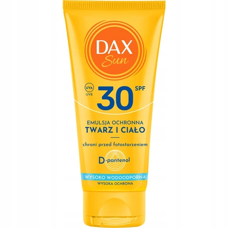 DAX Sun wodoodporna emulsja ochronna do twarzy i ciała SPF30 50ml