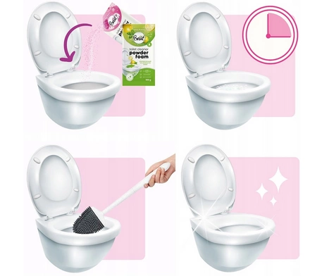 BRAIT Wulkan pieniący proszek do czyszczenia toalet Cotton Flower 3x100g