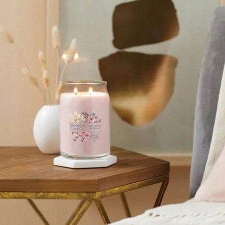 YANKEE CANDLE Signature Duża świeca w słoiku PINK CHERRY & VANILLA 567g