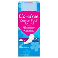 CAREFREE Cotton wkładki higieniczne Fresh Scent 20szt
