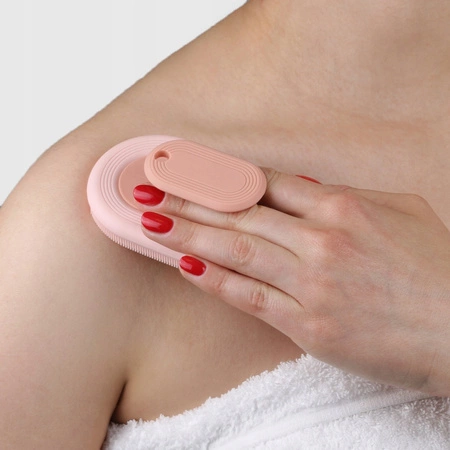 DONEGAL Clearify silikonowa myjka do twarzy i ciała Owalna 6x11cm 4358