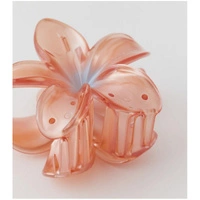 ECARLA spinka-klamra do włosów Kwiat transparentny Pomarańcz SP397POM