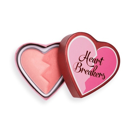 MAKEUP REVOLUTION Heart Breakers Matte Blush róż do policzków Brave 10g