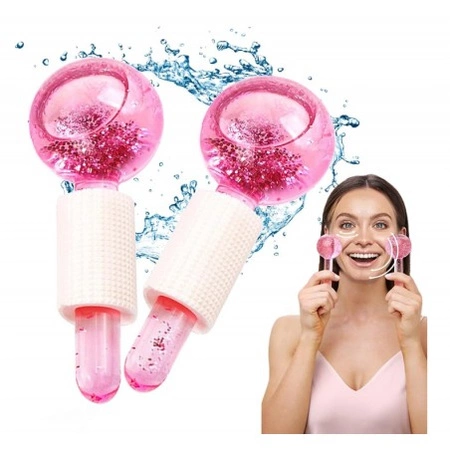 ECARLA Roller kule do masazu twarzy z efektem chłodzenia ROL03 2szt