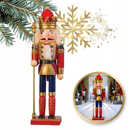 ECARLA figurka Boże Narodzenie 30cm Dziadek do Orzechów KSN155