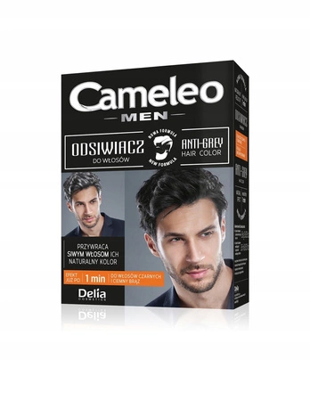 DELIA Cameleo Men odsiwiacz do włosów dla mężczyzn Czarny 1szt