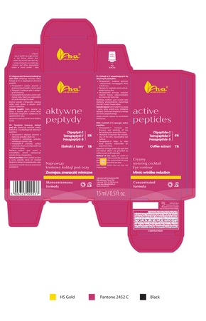 AVA Aktywne Peptydy naprawczy kremowy koktajl pod oczy 15ml
