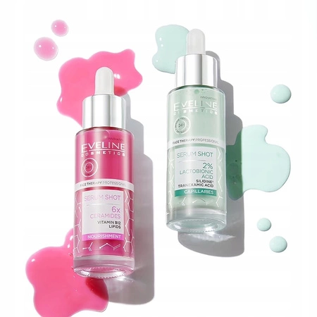 EVELINE Serum Shot odżywcza kuracja do twarzy 6x Ceramidy 30ml