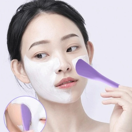 ECARLA szczoteczka do pielęgnacji twarzy z aplikatorem 17,2x2,9cm Fiolet AK15FIO