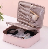 ECARLA kuferek kosmetyczka etui pudrowy róż KS87