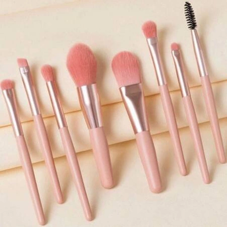 ECARLA zestaw pędzli do makijażu Morelowe PZ29MOR 8szt