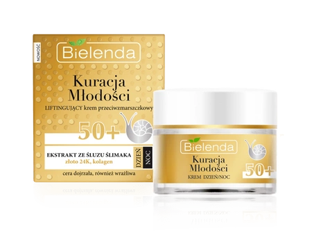 BIELENDA Kuracja Młodości 50+ liftingujący krem 50ml TERMIN 02-2026
