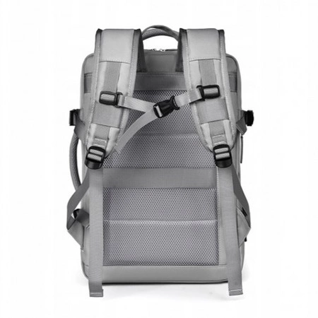 ECARLA plecak podróżny, kabinowy, wodoodporny z USB Szary PL176
