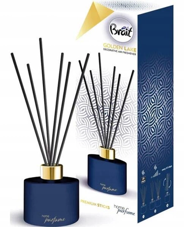 BRAIT Home Parfume Decorative olejek zapachowy z patyczkami Golden Lake 100ml