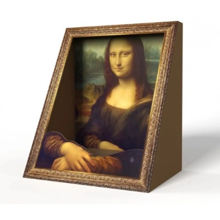 ECARLA drapak dla kota legowisko, obraz ramka Mona Lisa KOT29