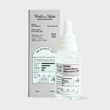 WATI FOR SKIN Microshot 100 serum do twarzy PDRN+ Biome Essence 30ml