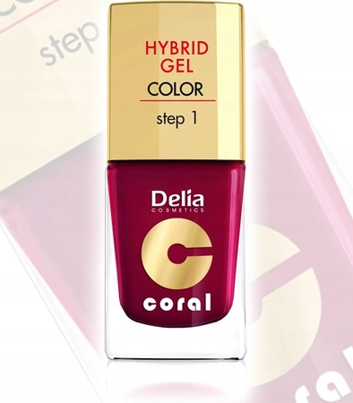 DELIA Coral Hybrid Gel hybrydowy lakier do paznokci 12 11ml