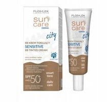 FLOSLEK Sun Care Derma City krem BB tonujący Sensitive WTP SPF50+ 30ml
