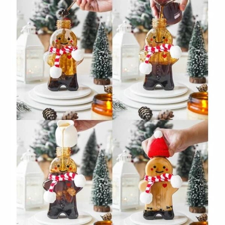 ECARLA butelka świąteczna 350ml Piernik z szalikiem BD37