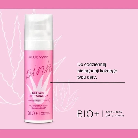 SYLVECO Aloesove Pink serum do twarzy SPF30 30ml TERMIN 10-2025