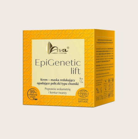 AVA Epigenetic Lift krem - maska redukująca opadające policzki typu chomiki na noc 50ml