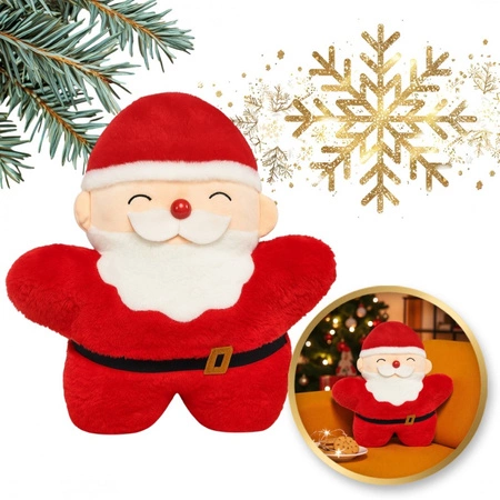 ECARLA poduszka świąteczna welurowa 45cm MIKOŁAJ PDS21