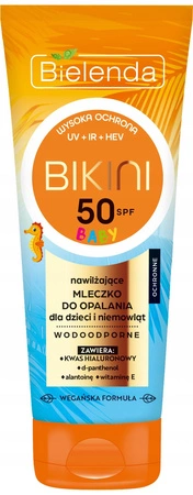 BIELENDA Bikini Baby mleczko ochronne dla dzieci SPF 50 100ml