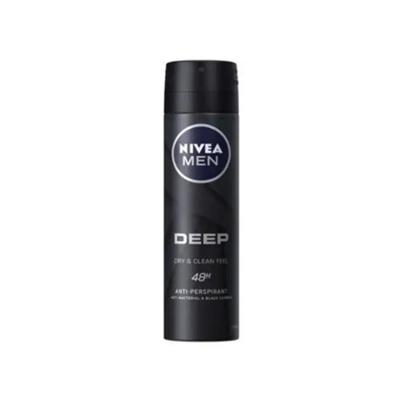 NIVEA MEN Deep Black Carbon dezodorant antyperspirant w sprayu Darkwood 150ml
