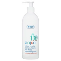 ZIAJA Ziajka żel do mycia ciała i włosów dla dzieci hipoalergiczny 400ml