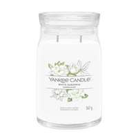 YANKEE CANDLE Signature Duża świeca w słoiku WHITE GARDENIA 567g