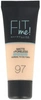 MAYBELLINE Fit Me Matte+Poreless podkład matujący 97 Natural Porcelain 30ml