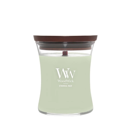 WOODWICK Pluswick średnia świeca w słoiku ETHEREAL HAZE 275g
