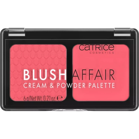 CATRICE Blush Affair róż do policzków paletka w pudrze i kremie 010 Stunning Strawberry 6g 