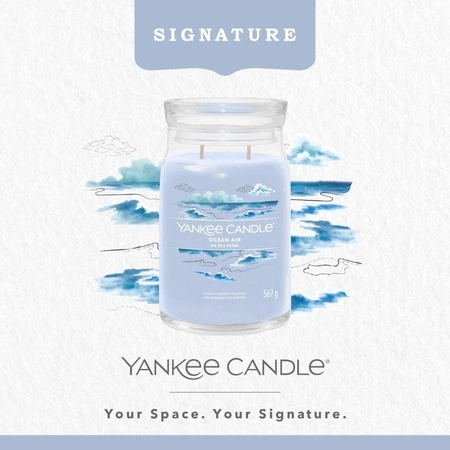 YANKEE CANDLE Signature Duża świeca w słoiku OCEAN AIR 567g
