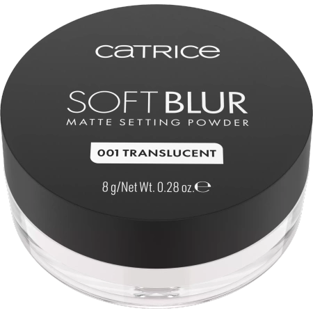 CATRICE Soft Blur Matte Setting Powder puder sypki 001 Translucent 8g