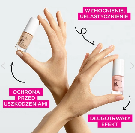 EVELINE Nail Therapy odżywka do paznokci Care&Colour 6w1 Dusty Pink 5ml