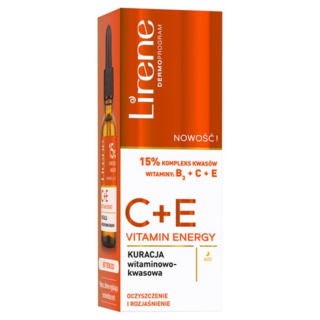 LIRENE Vitamin Energy C+E kuracja witaminowo kwasowa 30ml TERMIN 03-2025