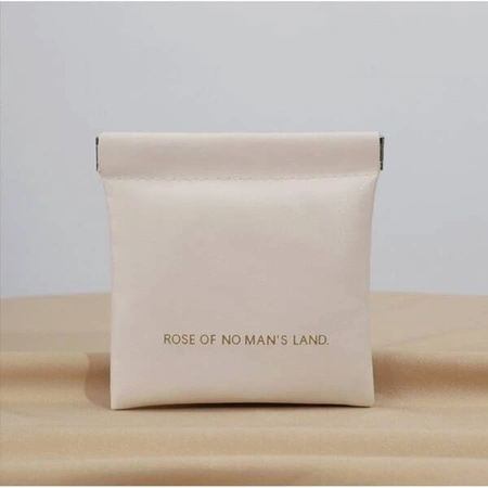 ECARLA organizer na wkładki higieniczne z ekoskóry Kremowy ORM34K